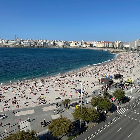 Апартаменти Piso Con Vistas A La Playa De Riazor А-Корунья Екстер'єр фото