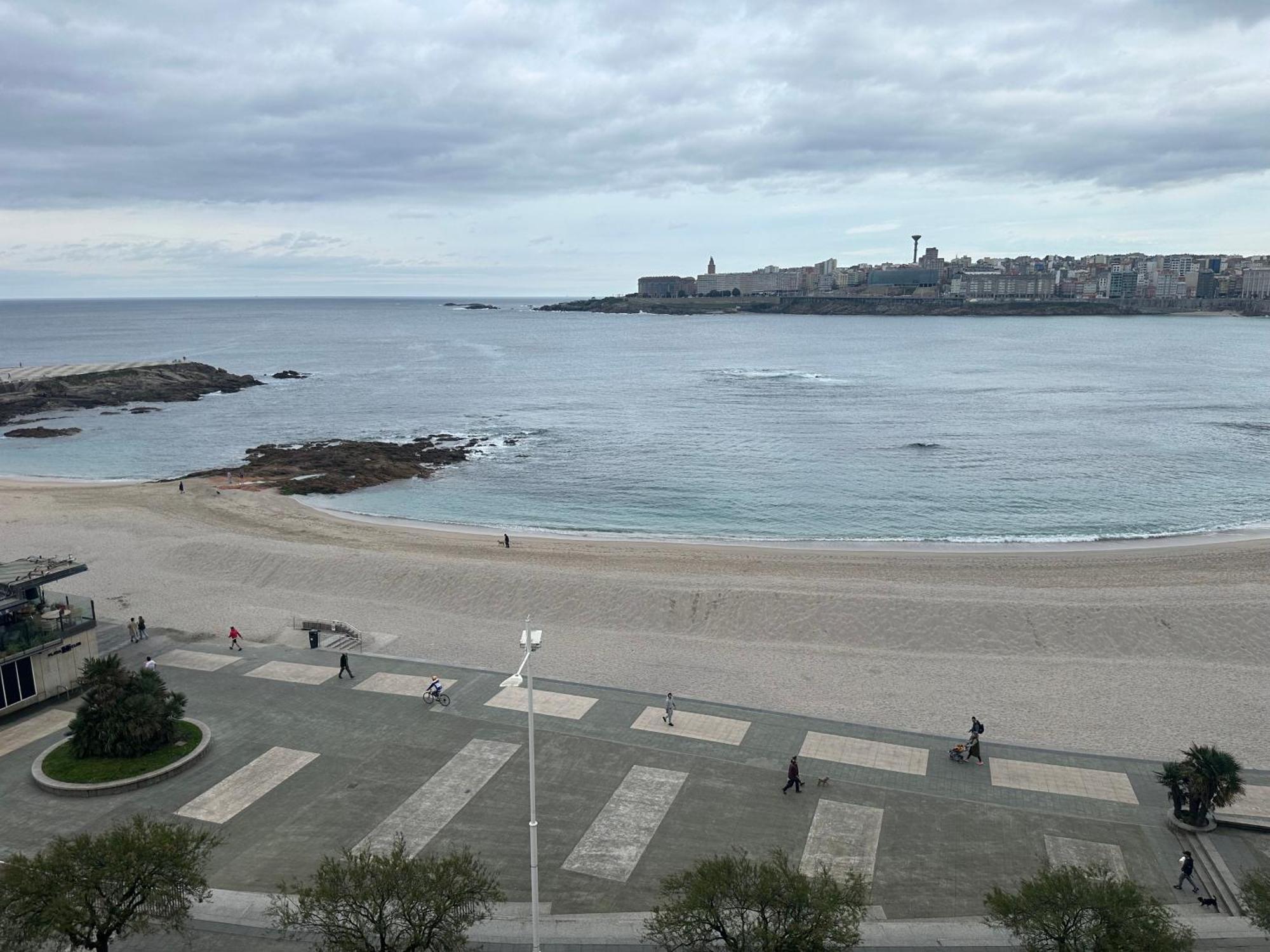 Апартаменти Piso Con Vistas A La Playa De Riazor А-Корунья Екстер'єр фото