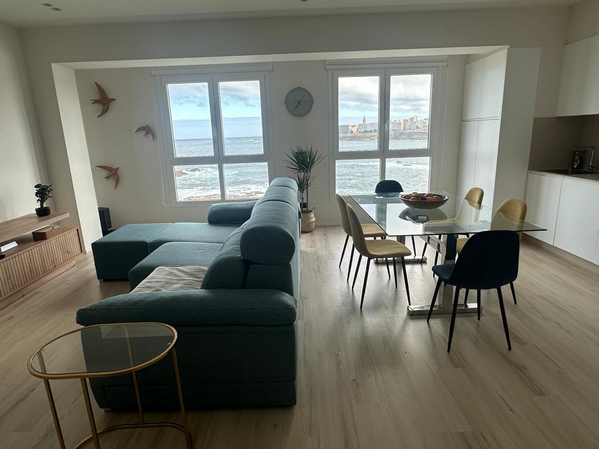 Апартаменти Piso Con Vistas A La Playa De Riazor А-Корунья Екстер'єр фото
