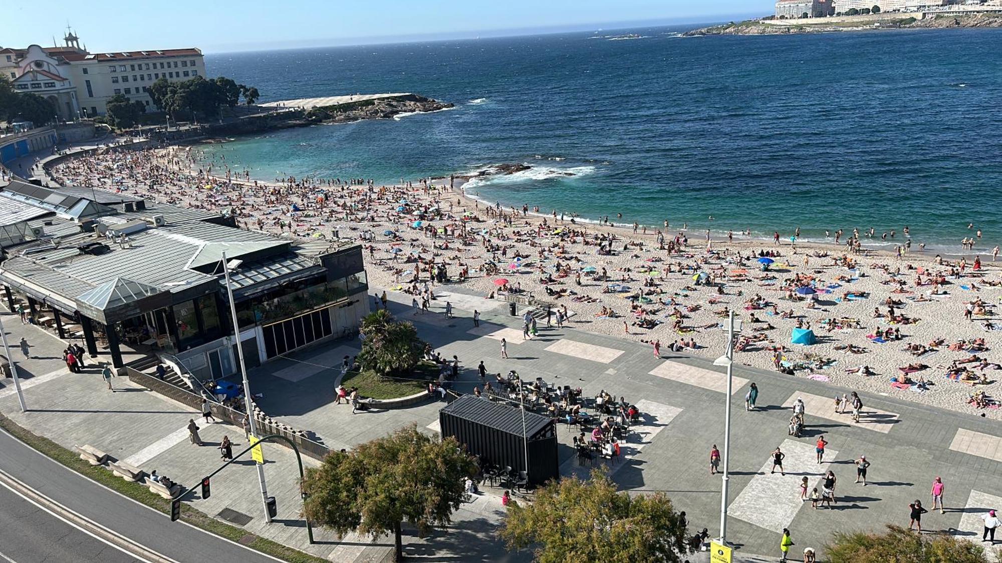 Апартаменти Piso Con Vistas A La Playa De Riazor А-Корунья Екстер'єр фото